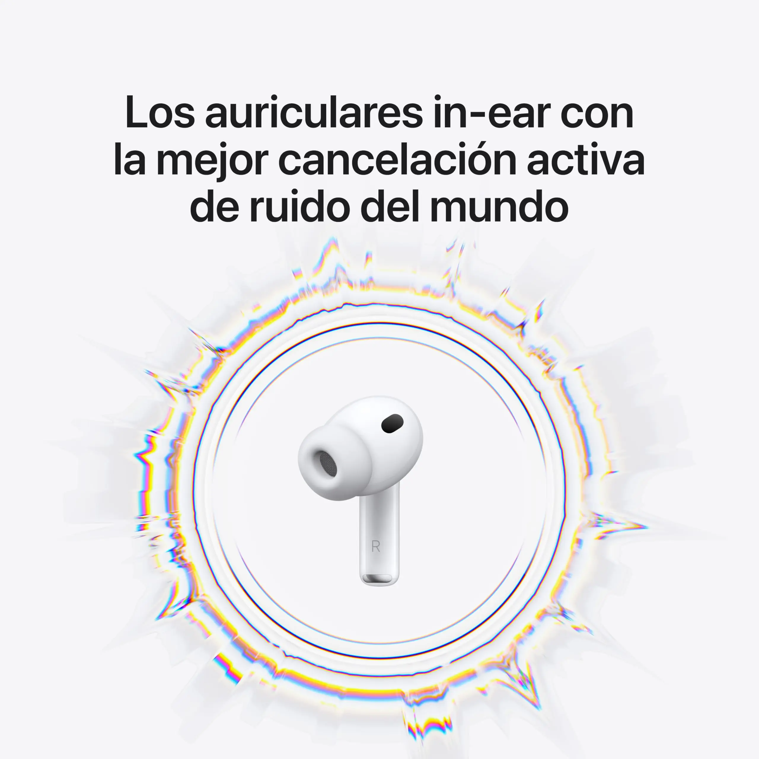 Apple AirPods Pro 3 Auriculares Inalámbricos con Cancelación Activa de Ruido (ANC), Medición de Frecuencia Cardíaca, Audio Espacial y Carga USB-C 3