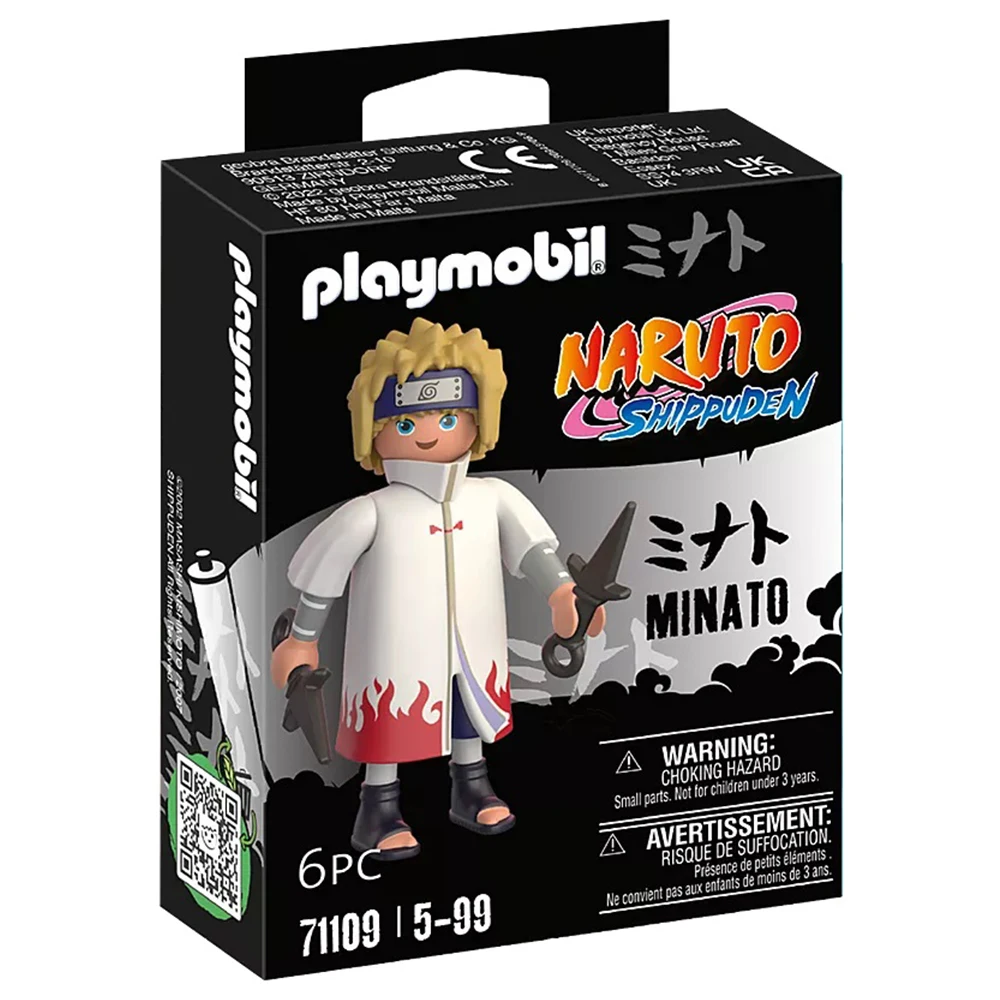 PLAYMOBIL NARUTO SHIPPUDEN - MINATO, 71109, PRODUCTO CON LICENCIA OFICIAL, ENVIO 24-48 HORAS PENÍNSULA, PIEZAS, CLICKS, COLECCIONABLES,  JUGUETES, FIGURA, MUÑECO, FAMOBIL, 100% ORIGINAL