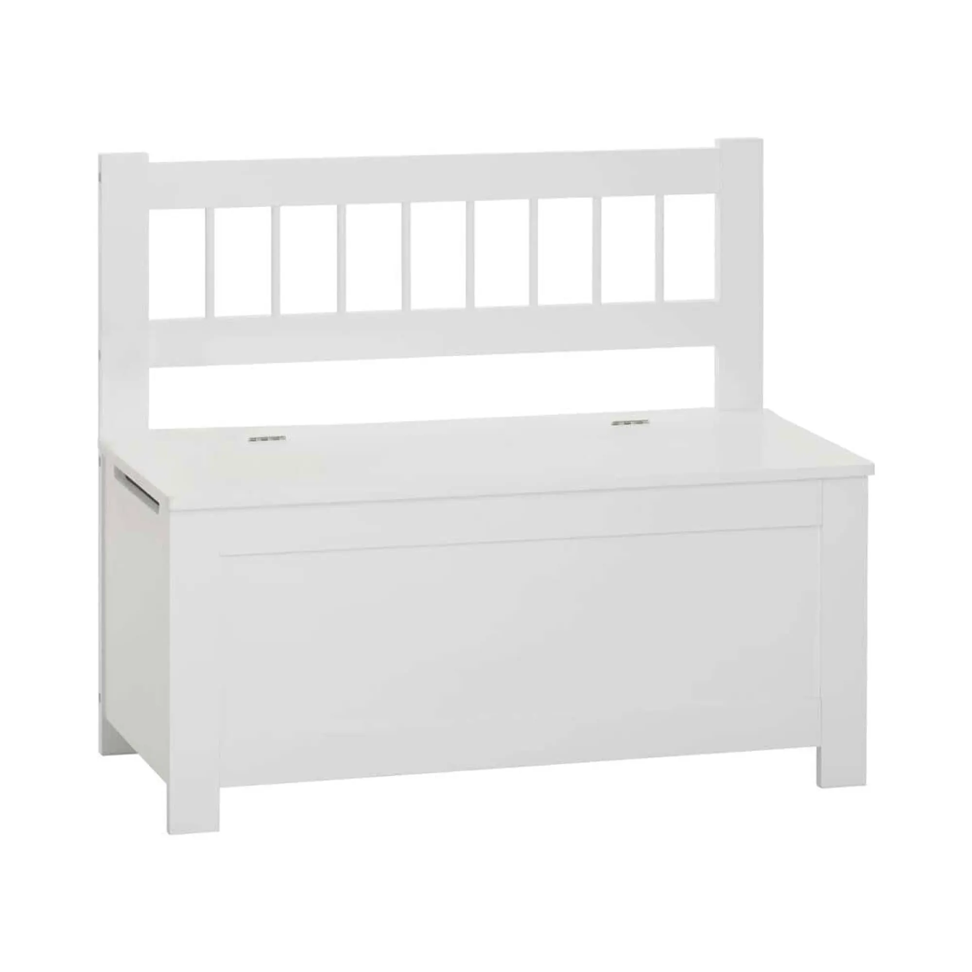 Atmosphera Banco de Almacenamiento Infantil de Madera Blanca - 74,5 X 34 X 64cm