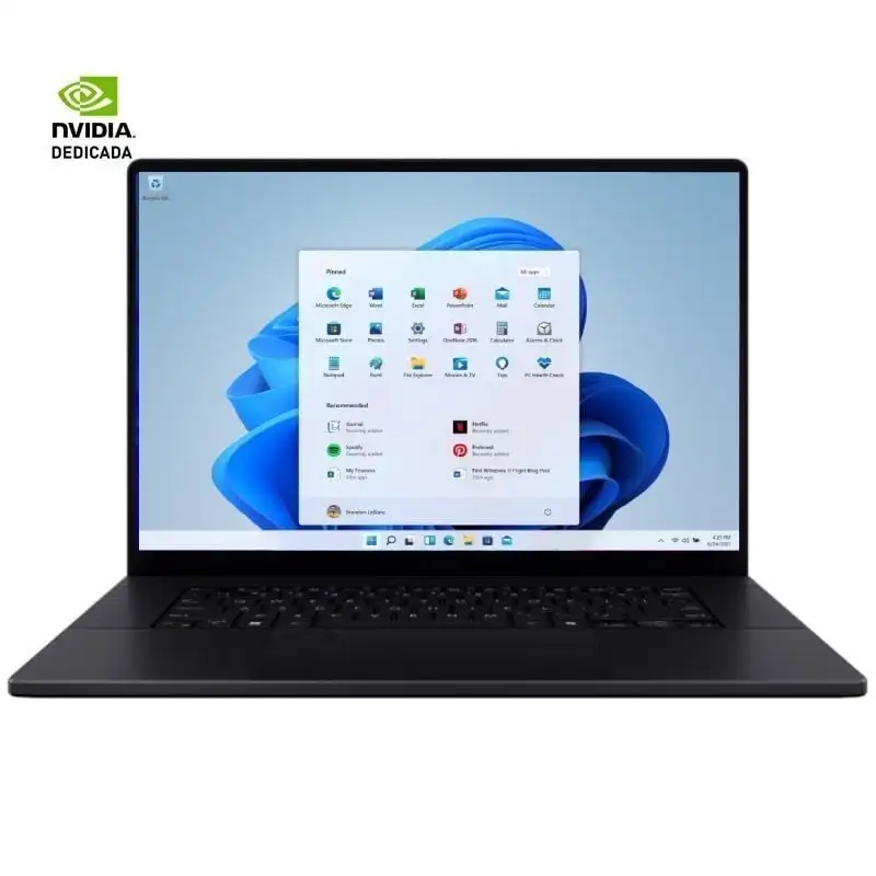 ASUS ProArt P16 OLED H7606WM-SR130W - Portátil 16" WQXGA+ 120Hz (AMD Ryzen AI 9 HX 370, 32GB RAM, 2TB SSD, NVIDIA RTX 5060 8GB, Windows 11 Home) Negro Nano - Teclado QWERTY español