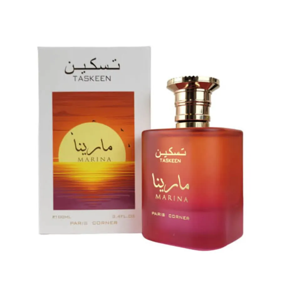 Perfume Árabe 100% Original – Paris Corner Taskeen Marina EDP Unisex 100ml – La Esencia del Lujo y la Tradición en Cada Gota
