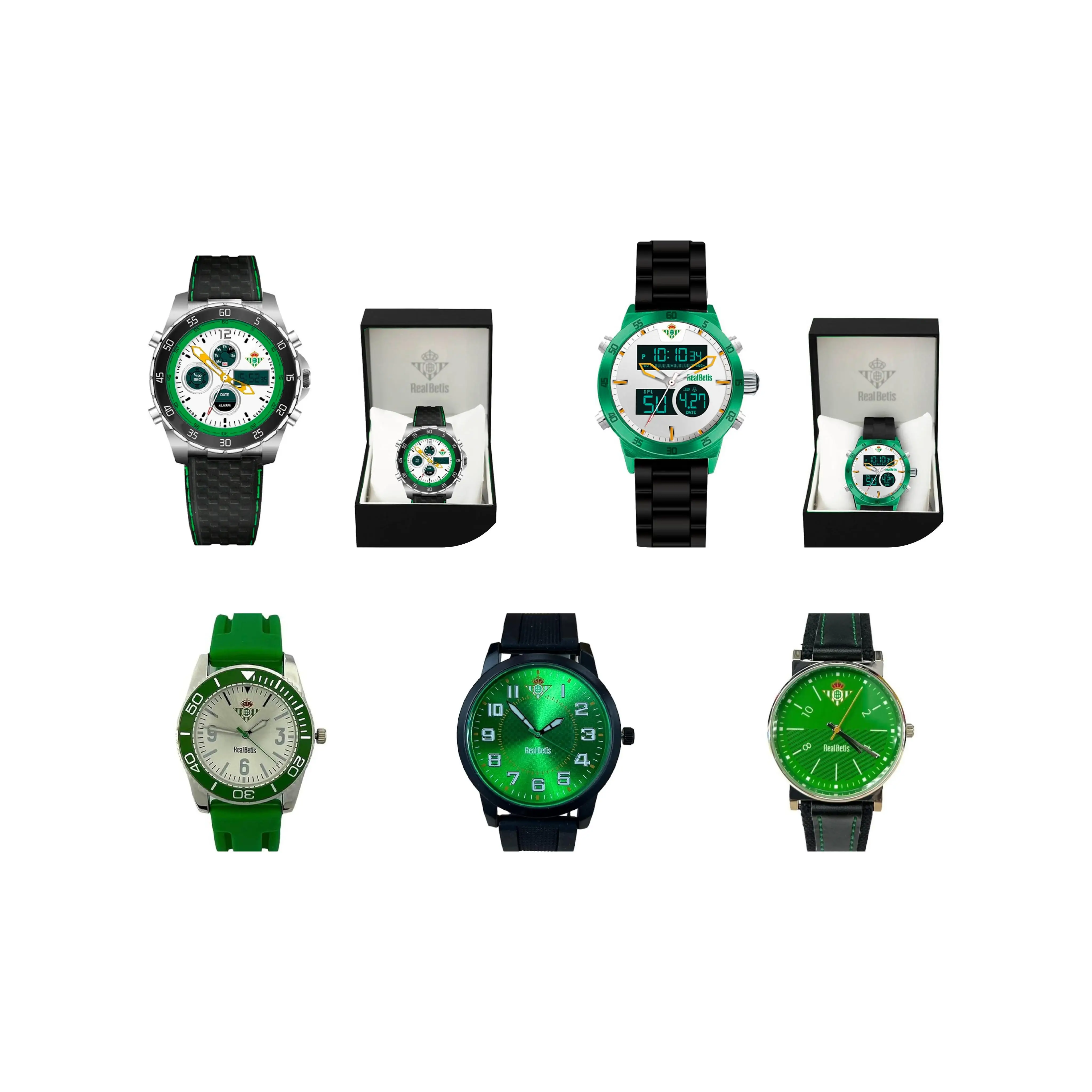 Reloj pulsera Real betis balompié oficial y original ideal para regalos y cualquier momentos calidad de confianza GRAN SURTIDOS DE MODELOS PARA ELEGIR