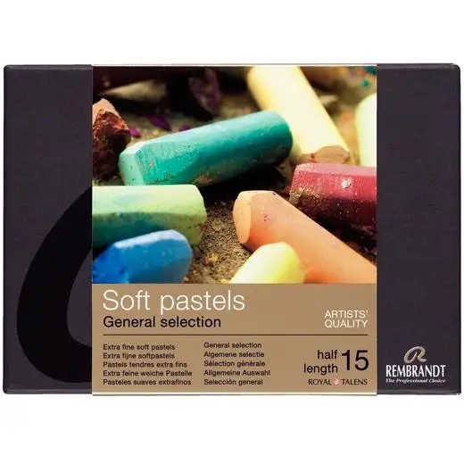 Talens rembrandt starter set 15 chalk 300c15.5 colors pastel soft