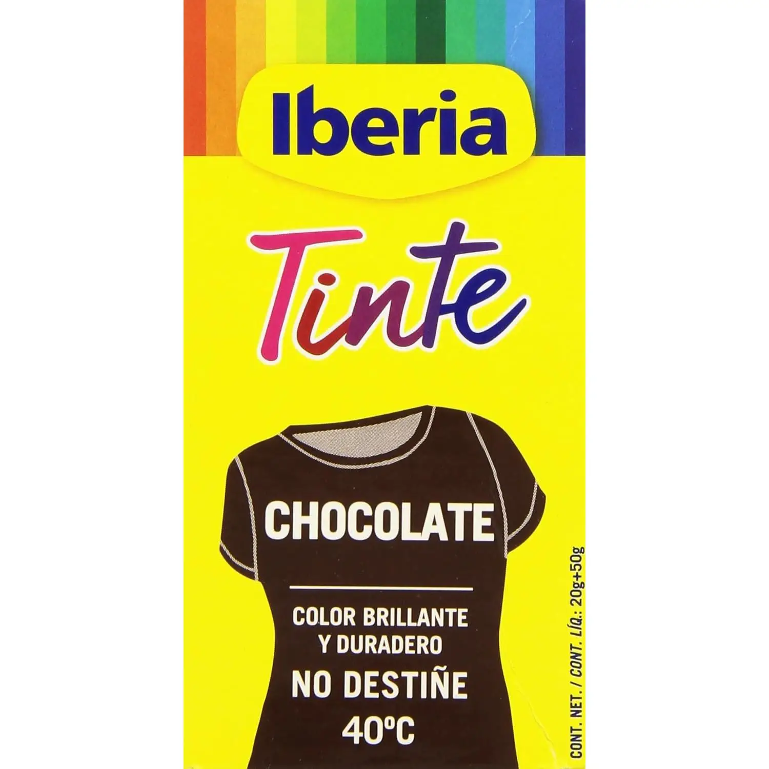 Tinte Iberia Textil Color Chocolate Máxima Fijación