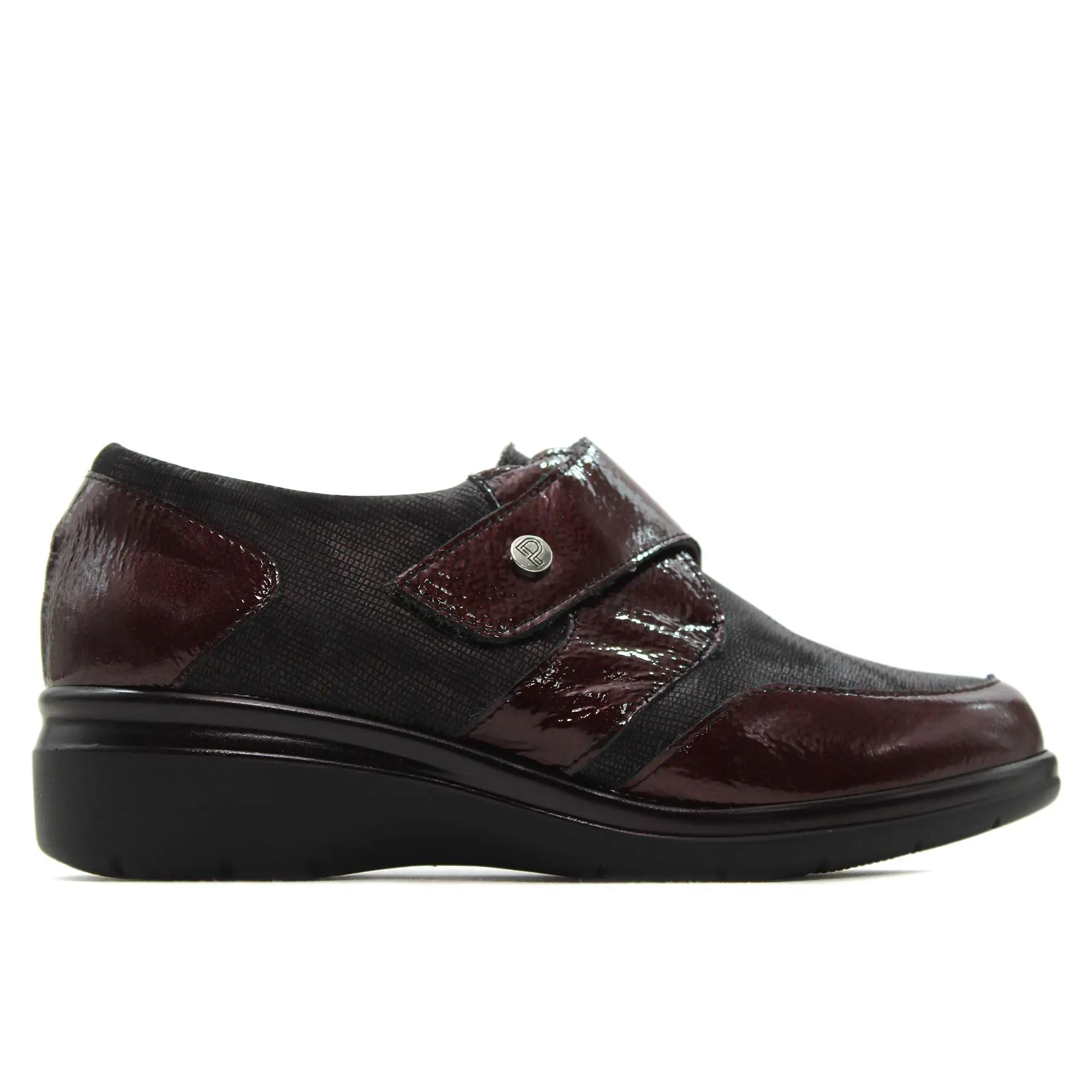 PITILLOS 10721 Blucher,mocasín,zapato con tira adesiva,casual,piel y tela,plantilla extraible,deportivo,sneaker para señora
