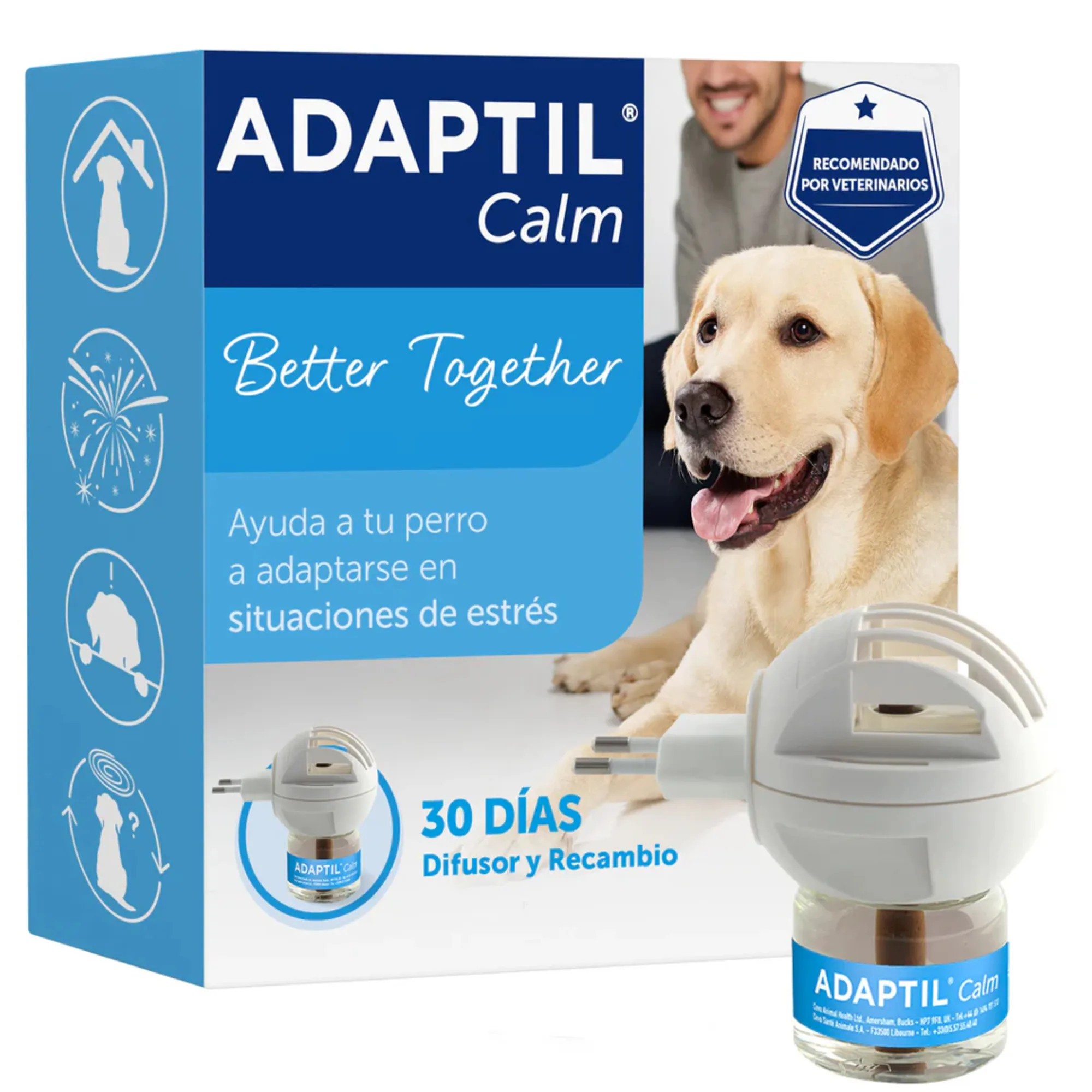 Ceva 10 X Adaptil Calm Difusor + Recambio 1 Mes 48 Ml - Imagen 3