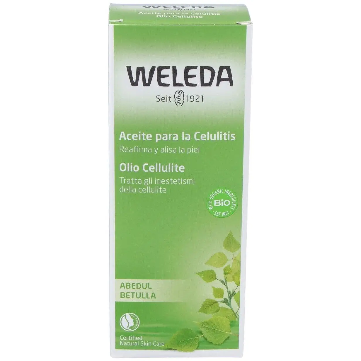 Weleda Aceite De Abedul Para La Celulitis, 100 Ml
