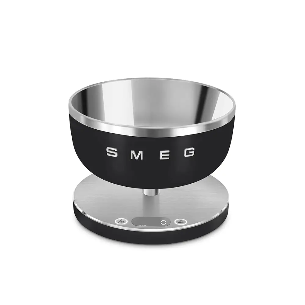 Bilancia da cucina digitale Smeg nera verde opaco