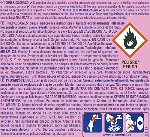 Vanish dry foam for upholstery and carpet SPRAY