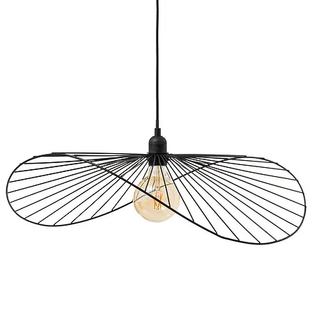 Lámpara colgante Adelia diám. 58 cm metal negro