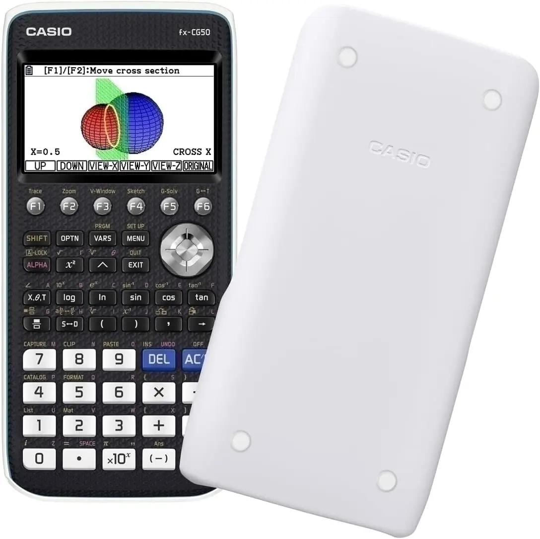 Casio scientific calculator FX-CG50 graphic calculator, Color display high resolution, black Color