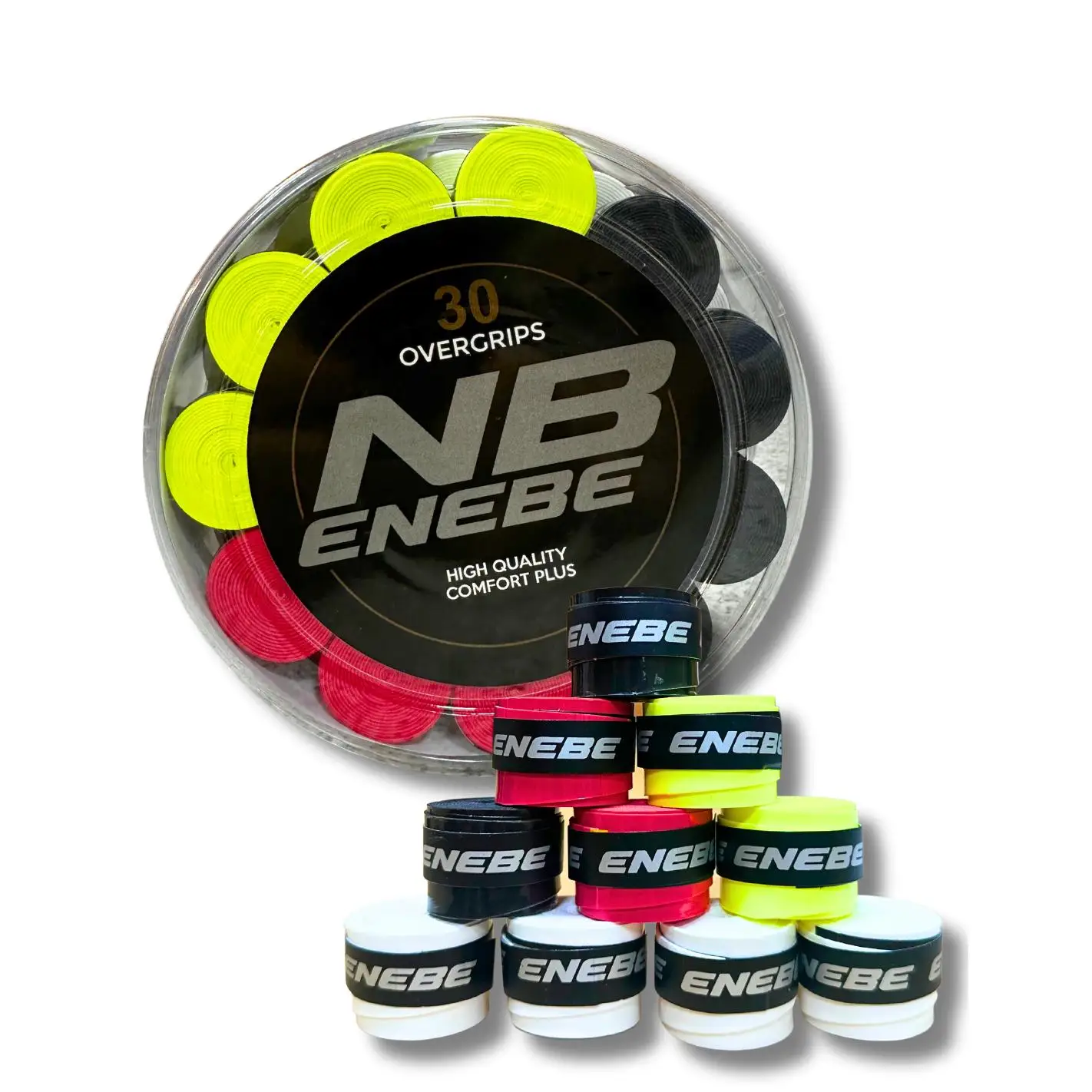 Tarro 30 Overgrips Enebe High Quality Multicolor