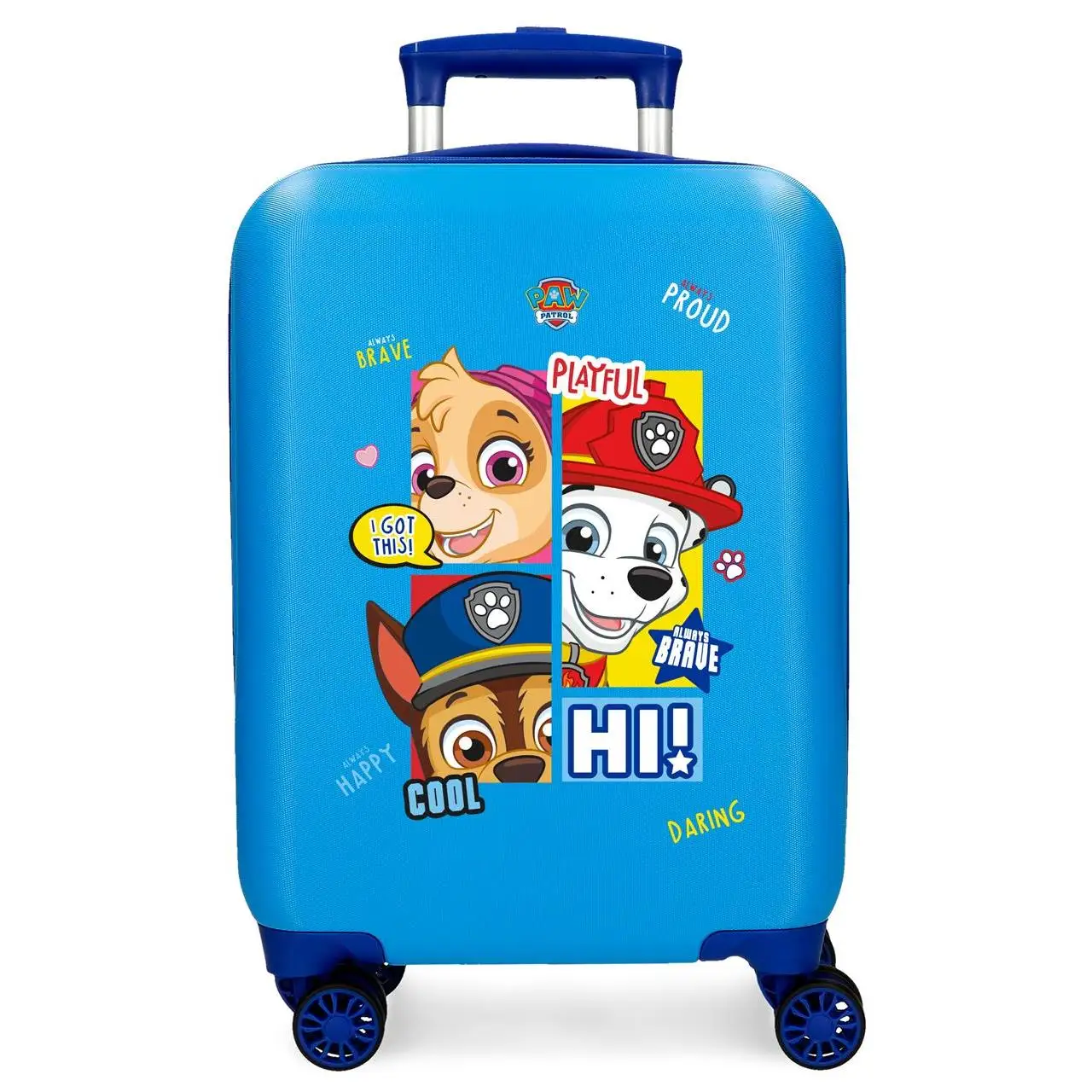 Patrulla Canina Maleta Correpasillos ABS Rígida Be Happy Azul