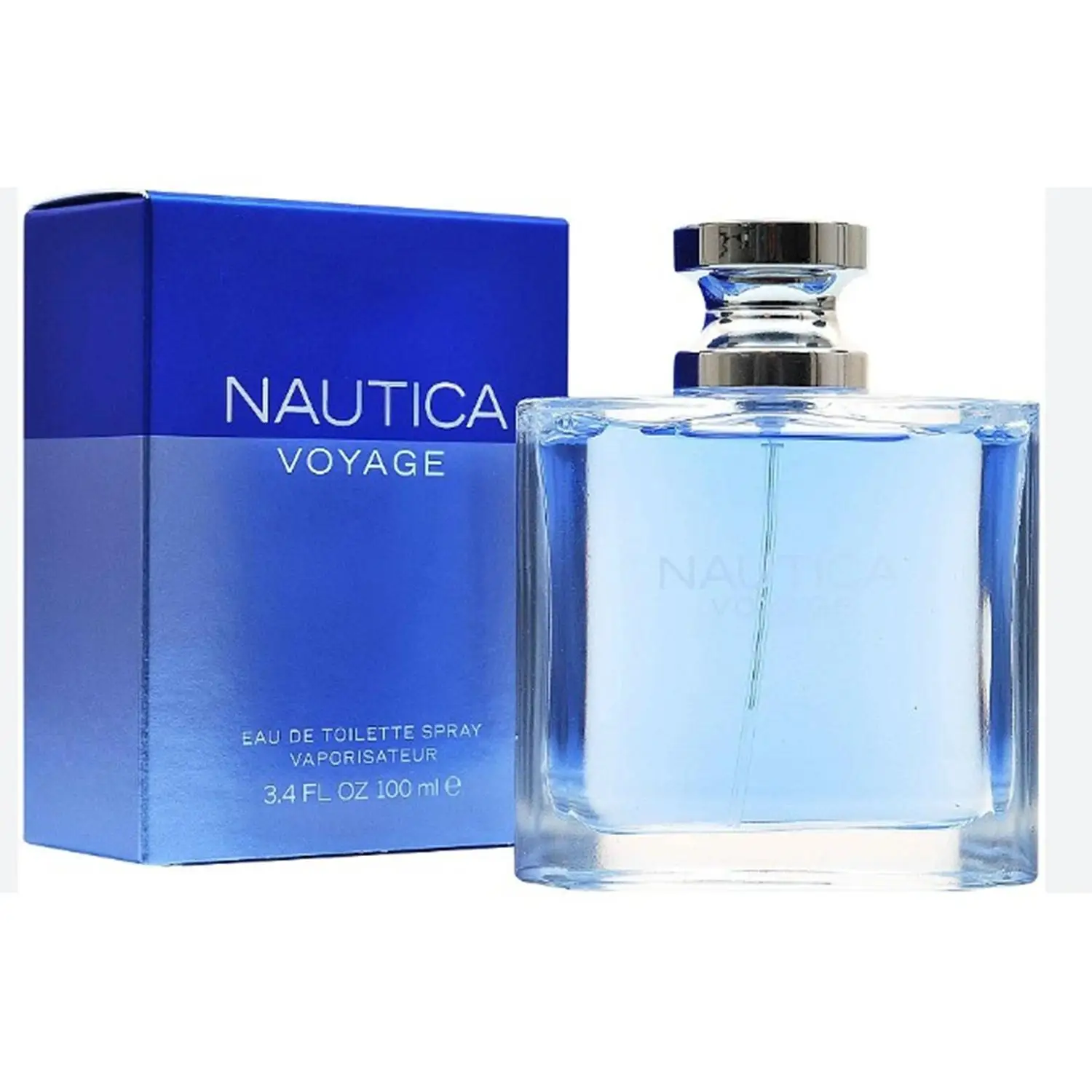 Nautica Voyage Eau de Toilette 100 ml – Perfume Masculino Amaderado y Acuático, Auténtico