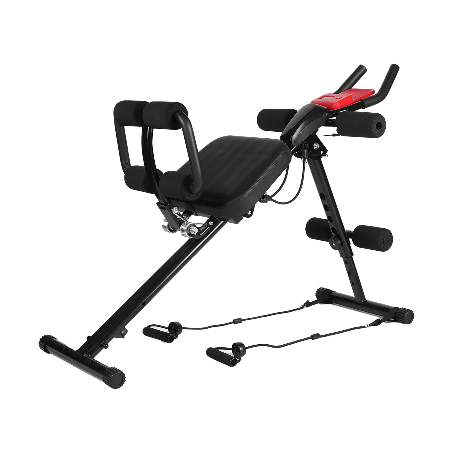 Maquina Abdominales Casa Aparato de Entrenamiento Muscular Ejercitador Plegable Multifuncional Gimnasio, pesas de 120 kg