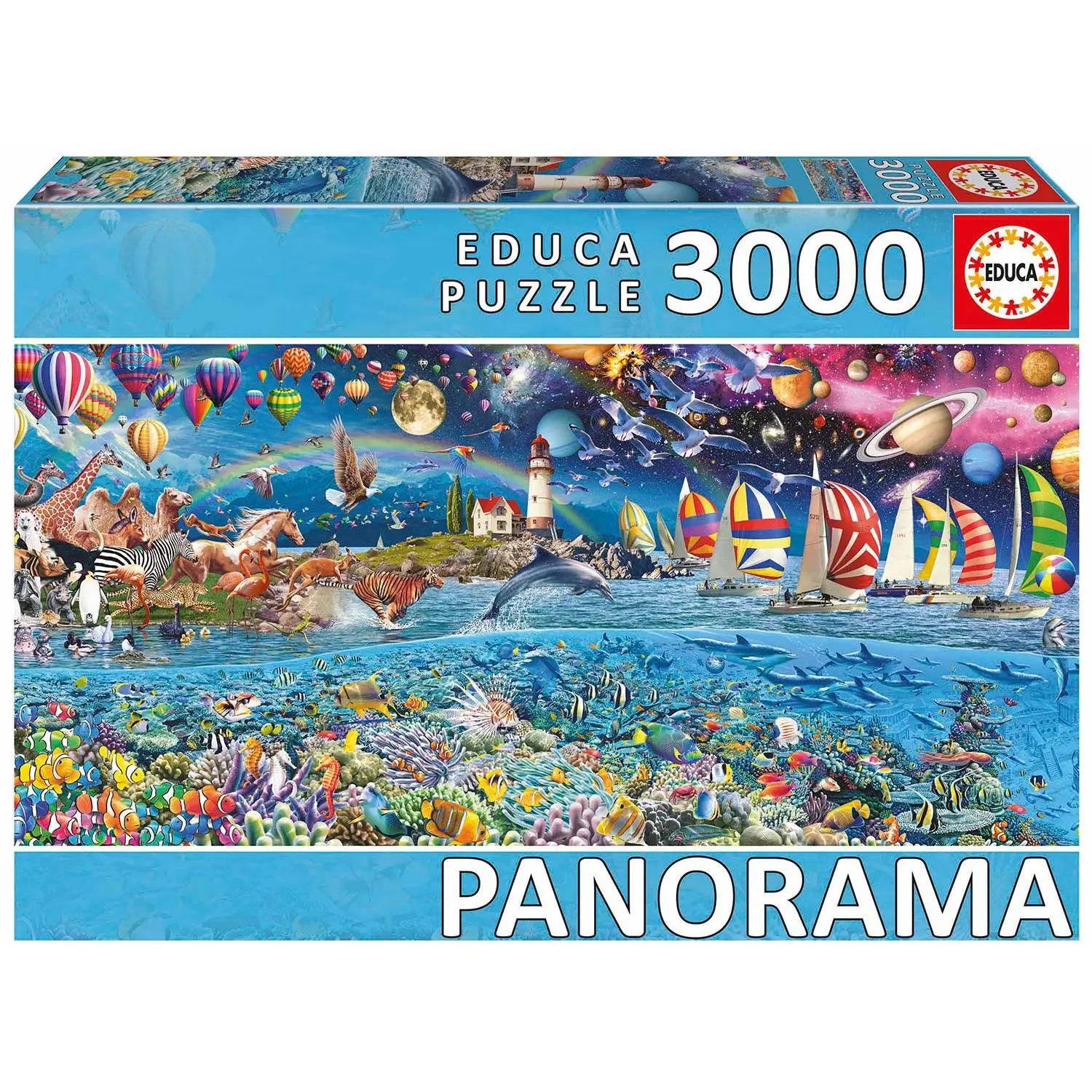 Educa Borrás Educa Borrás Puzzle 3000 piezas Vida panorama (20265)