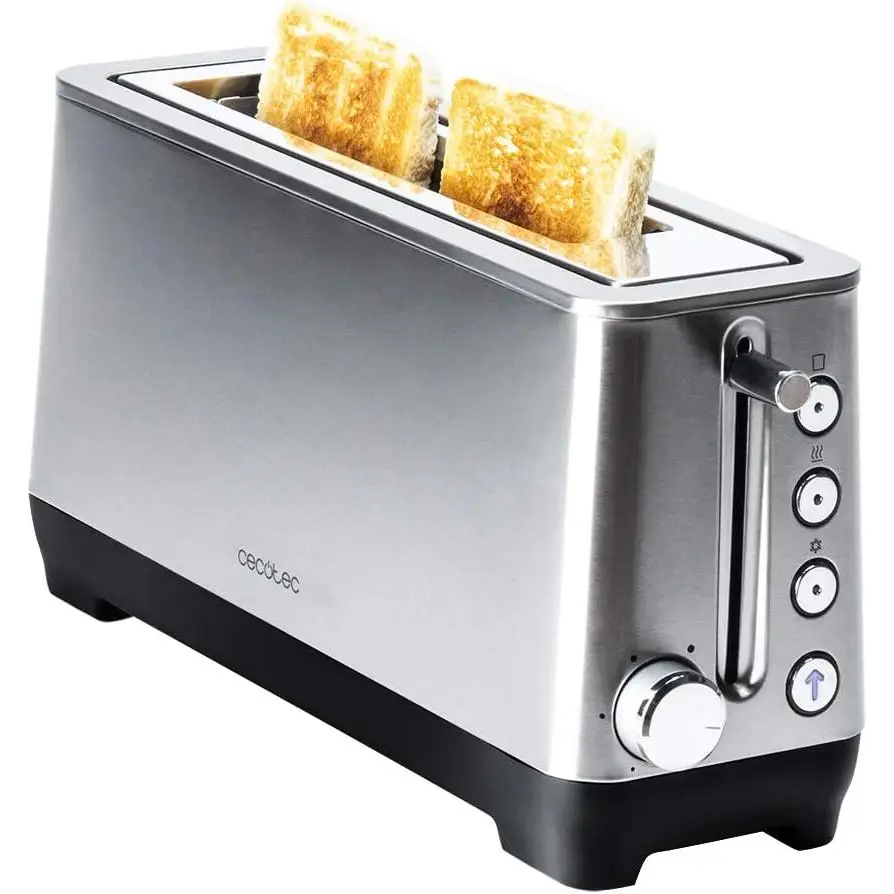 Cecotec Tostadora Bigtoast Extra 1100 W Acero Inoxidable
