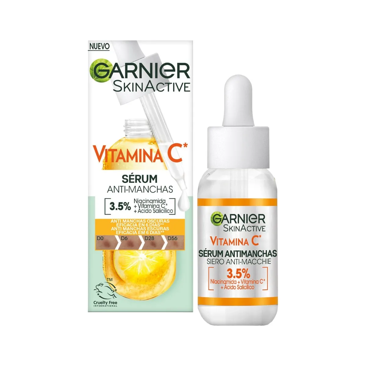 GARNIER SkinActive Serum antistain vitamin C niacinamide salicylic acid 30 ml