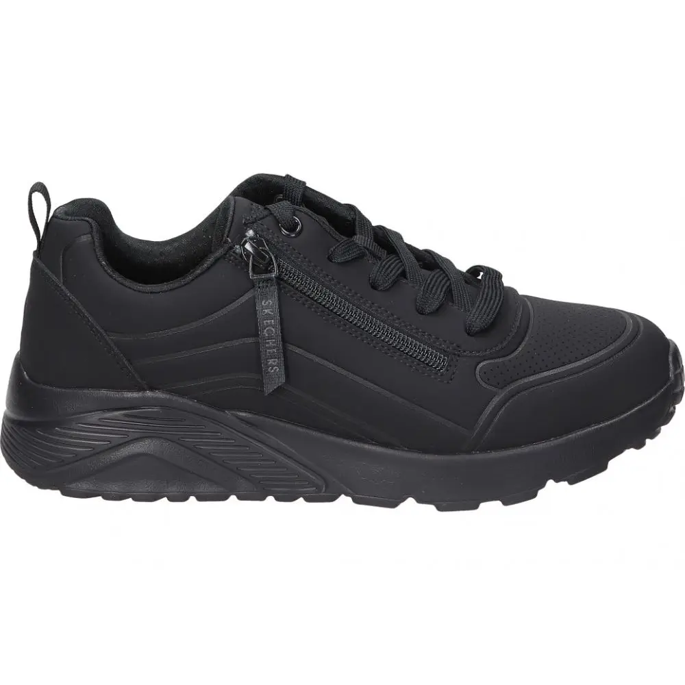 SKECHERS Skechers one Lite Easy Zip for women-Casual sneaker in black Color-Sneakers with lace up and zipper-Casual style-high quality and comfort-versatile-model 310387L-BBK