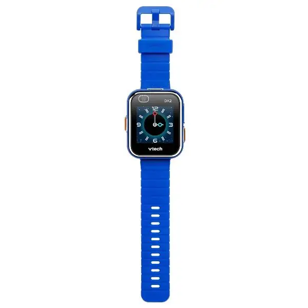 VTech Kidizoom - Reloj Inteligente DX2 Azul, Interactivo para niños con Doble Cámara, Pantalla Táctil a Color, Reloj Inteligente con Sensor de 