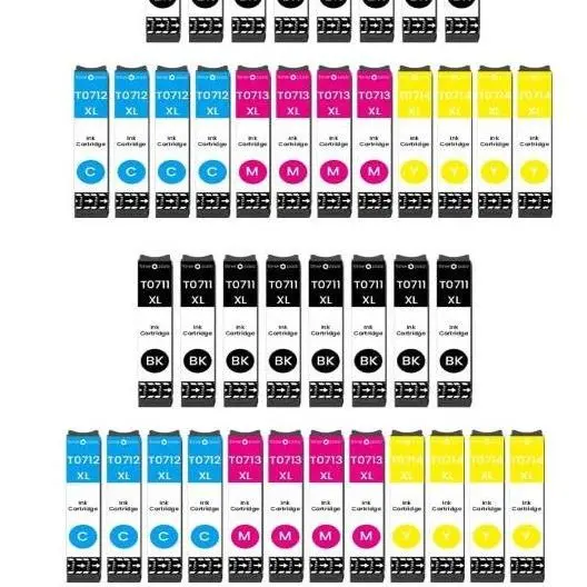 40 tintas para Epson SX100 SX105 SX110 SX115 SX218 SX205 SX210 SX215 SX510w t0711-t0712-t0713-t0714