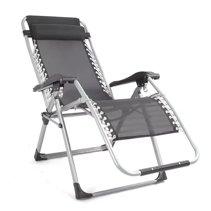Silla tumbona hamaca plegable Reclinable de gravedad cero y resistente para Playa Patio Jardín Camping al Aire Libre, Carga Max,150 kg - Kmt Style