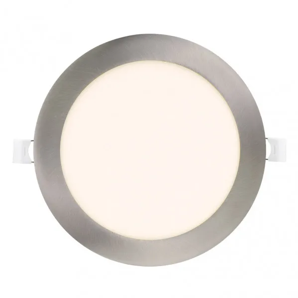 FABRICACIÓN 146892403 |   Downlight Obsidiana 24w 4000k Níquel Redondo 2040lm 2,5x30x30 Cm Corte 27,5 Cm