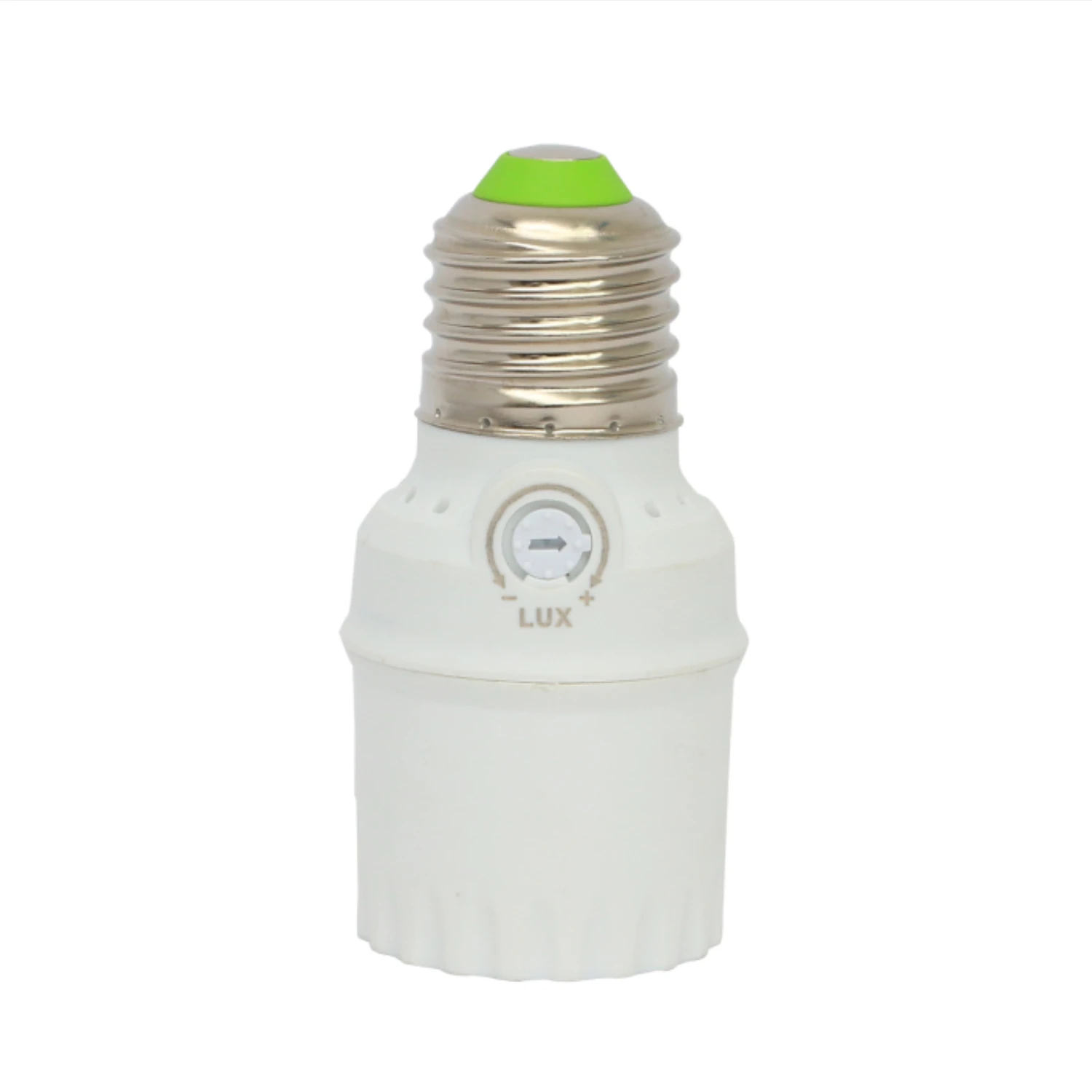 Ledkia Sensor Crepuscular para Bombillas E27 Blanco
