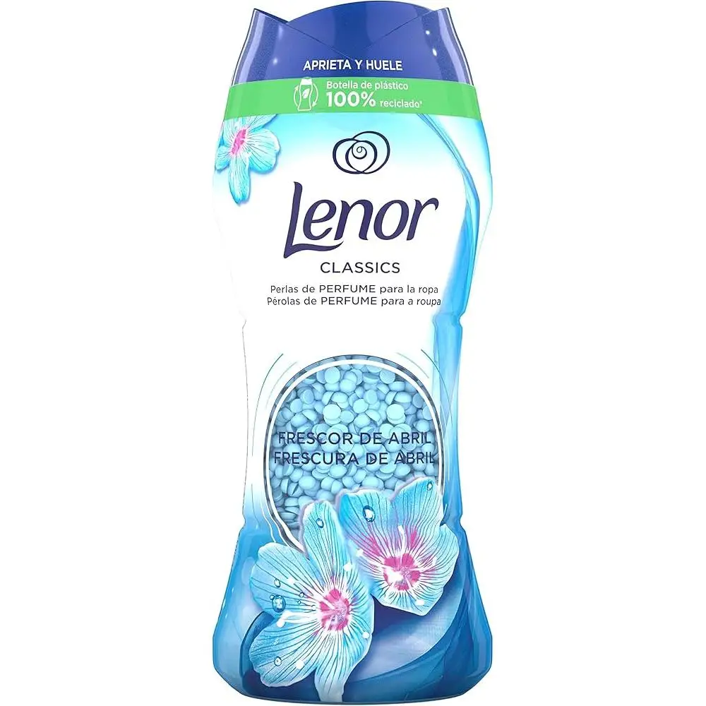 Lenor Perfumador para ropa con perlas perfumadas para lavadora, despertar primavera abril 210g