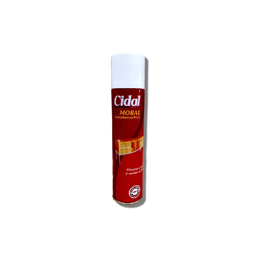 Limpiamuebles Cidal Mobal Spray - Limpieza y brillo instantáneo para muebles y superficies de madera
