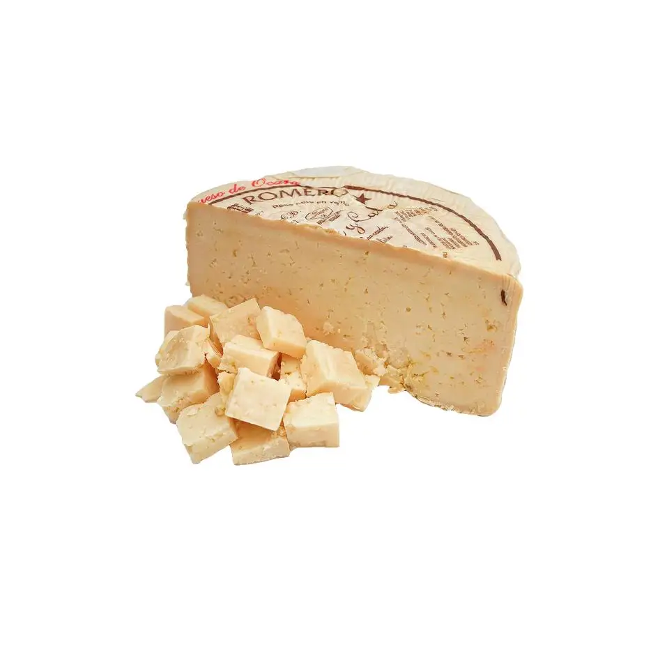 Queso Curado de Oveja y Cabra Ocaña por Quesos Romero, Maduro en Aceite de Oliva, Sabor Fuerte y Mantecoso, Pieza de Aproximadamente 1,35 kg – Ibéricos a domicilio gourmet