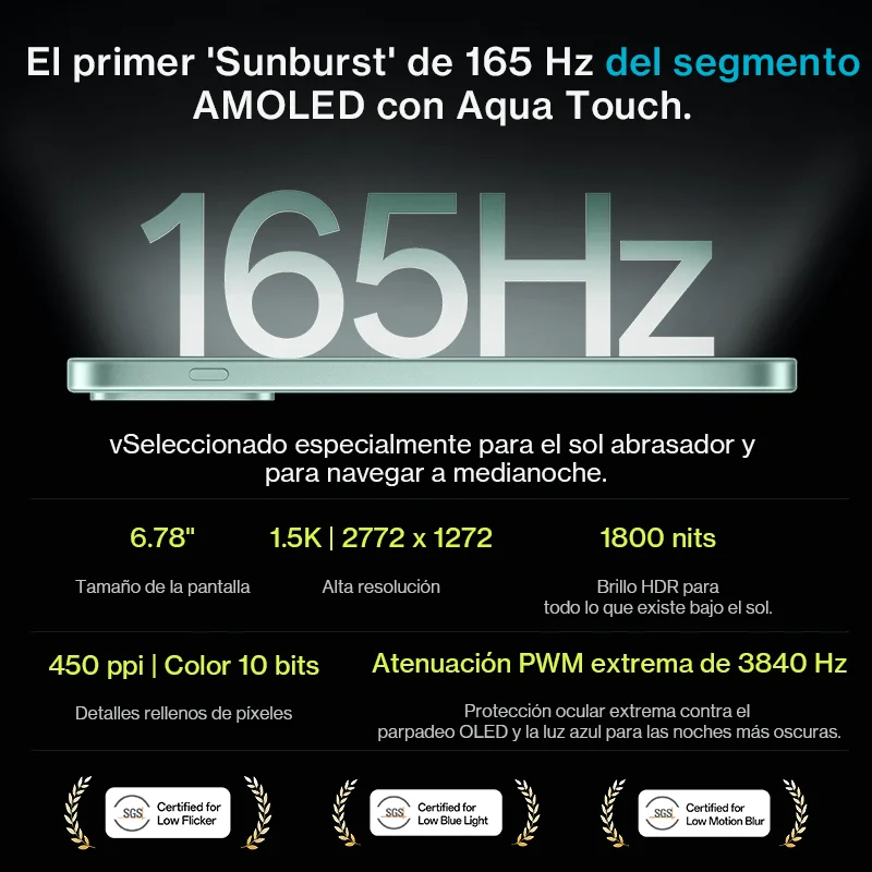 Teléfono – OnePlus Nord 6 5G Smartphone Versión Global, 8GB+256GB | 12GB+512GB, El primer juego PUBG de 165 FPS, Batería ridícula 7500 mAh para 2,5+ días de potencia, Principal Sony de 50MP con OIS ‘Dual-axis’ 6
