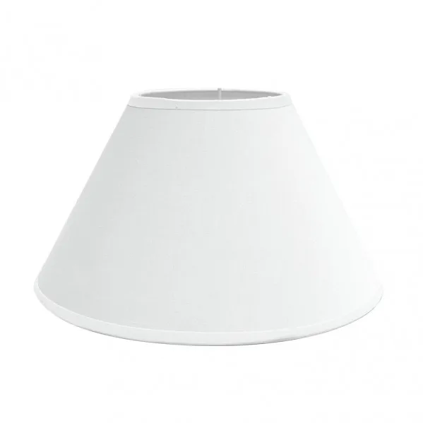 FABIO 157324001 |   Pantalla Clara E27 Blanca 40dx20dx26h Cónica Cerrada
