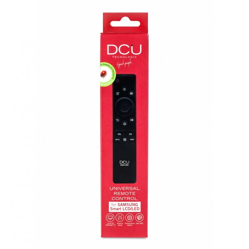 DCU Tecnologic Universal remote control for Samsung Smart LCD/LED televisions with button for Netflix and Prime Video