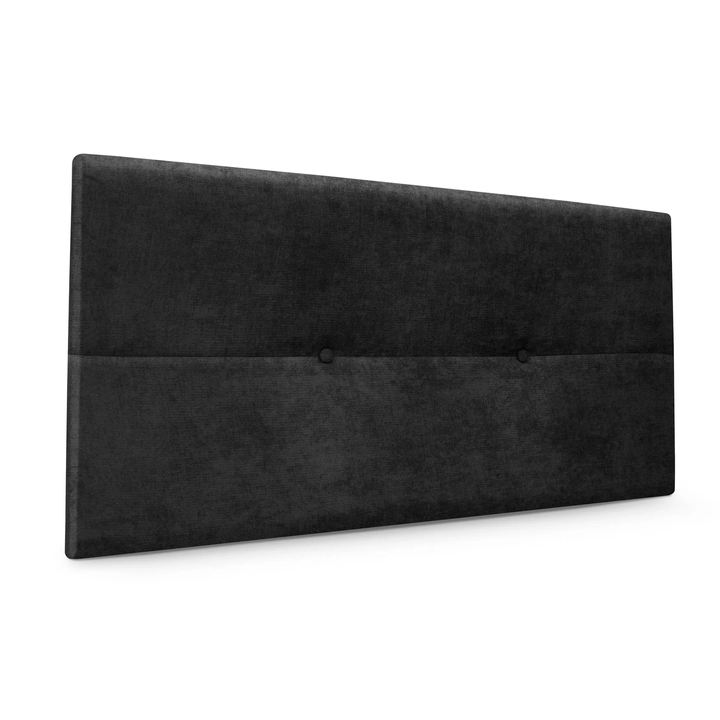 DHOME leather headboard or AQUALINE Pro headboards head head upholstered bed luxury (black fabric)