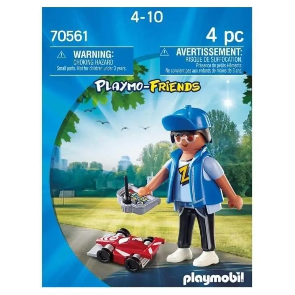 Playmobil niño con coche RC Playmobil (70561) Playmo-friends