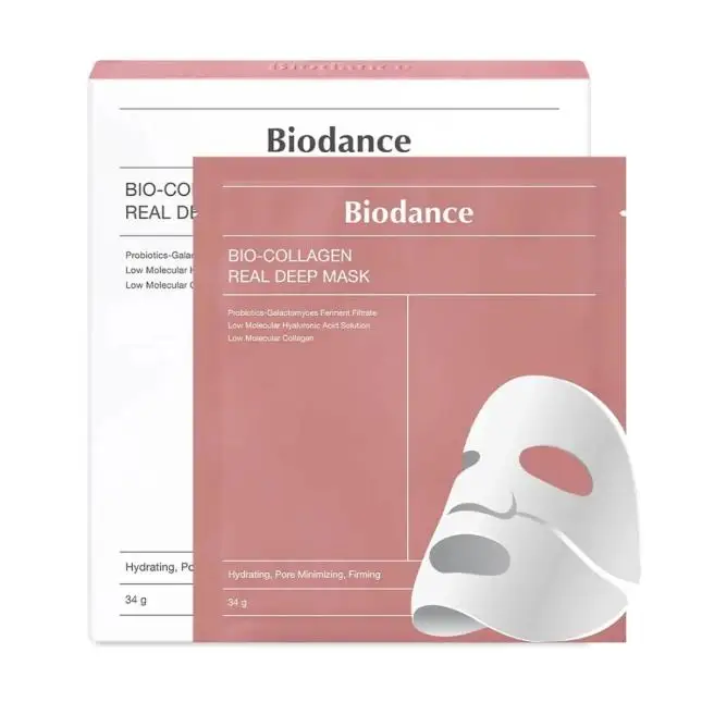 Biodance Unisex Bio Collagen-Real Deep Mask Duo (X8 Masks) - Imagen 4