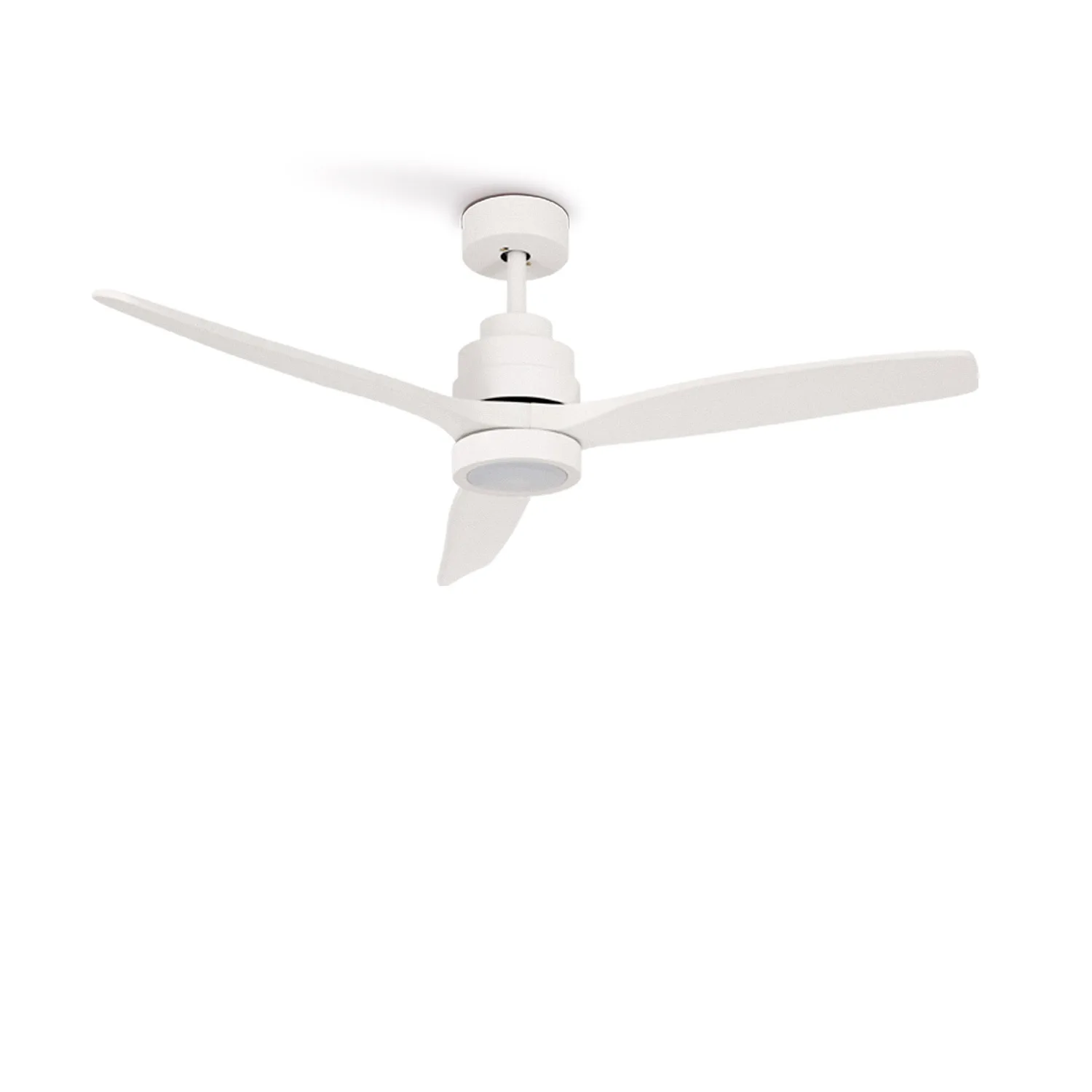 Create - 40w silent ceiling fan ø132 cm, 6 speeds, winter/summer function - white motor - wind stylance