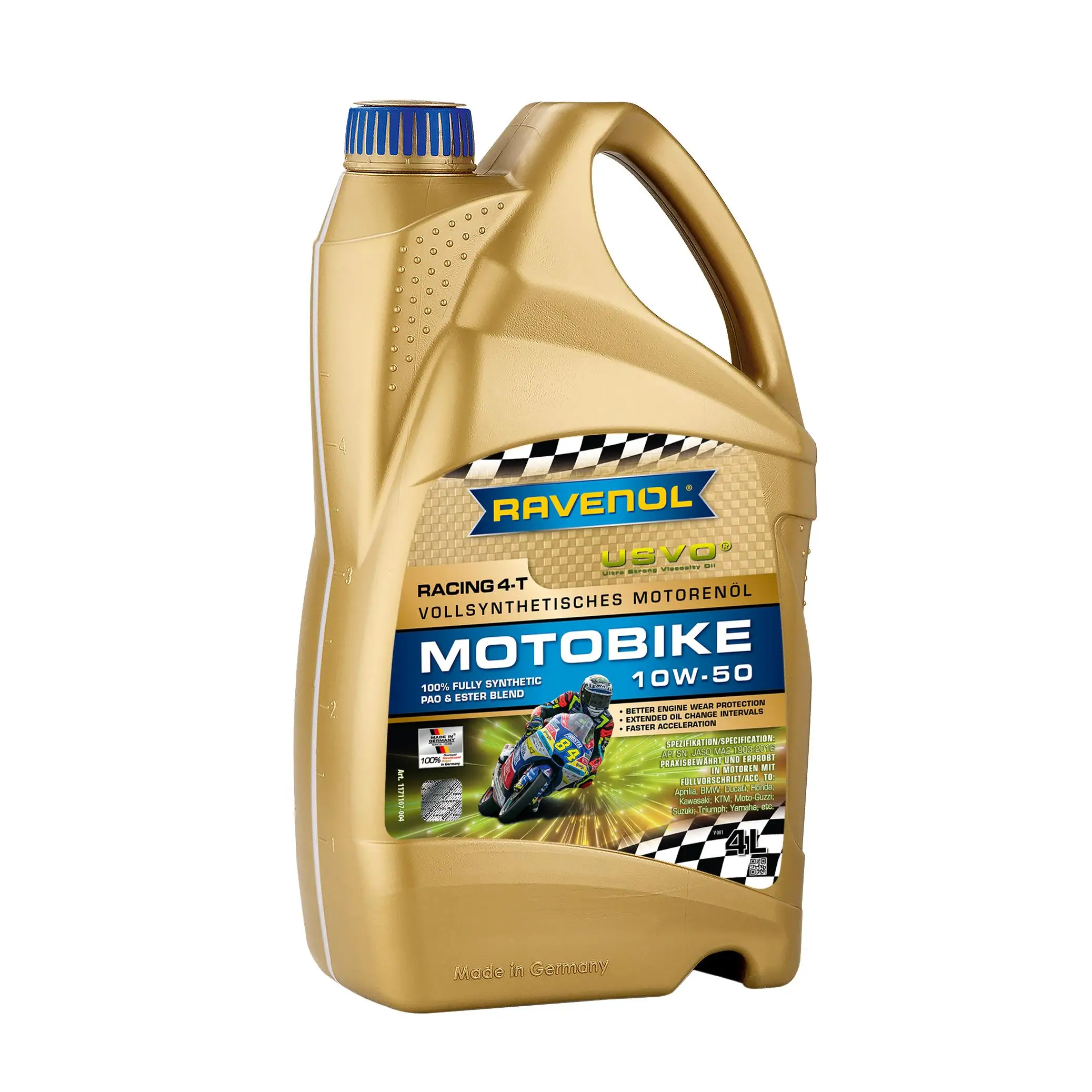 RAVENOL Racing 4-T Motobike SAE 10W-50 - 4 L