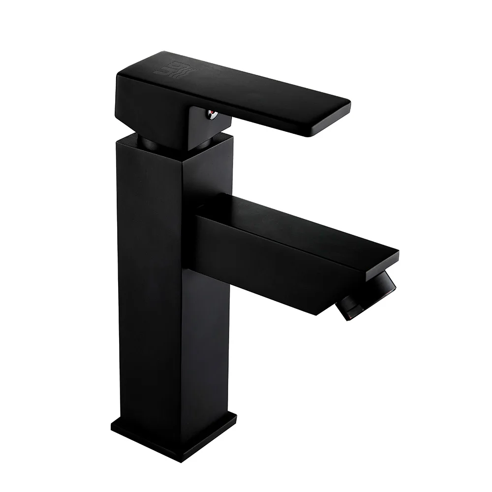 DP GRIFERÍA Grifo Monomando Lavabo Amazonas - Base Latón, Ahorro Agua, 2 Acabados
