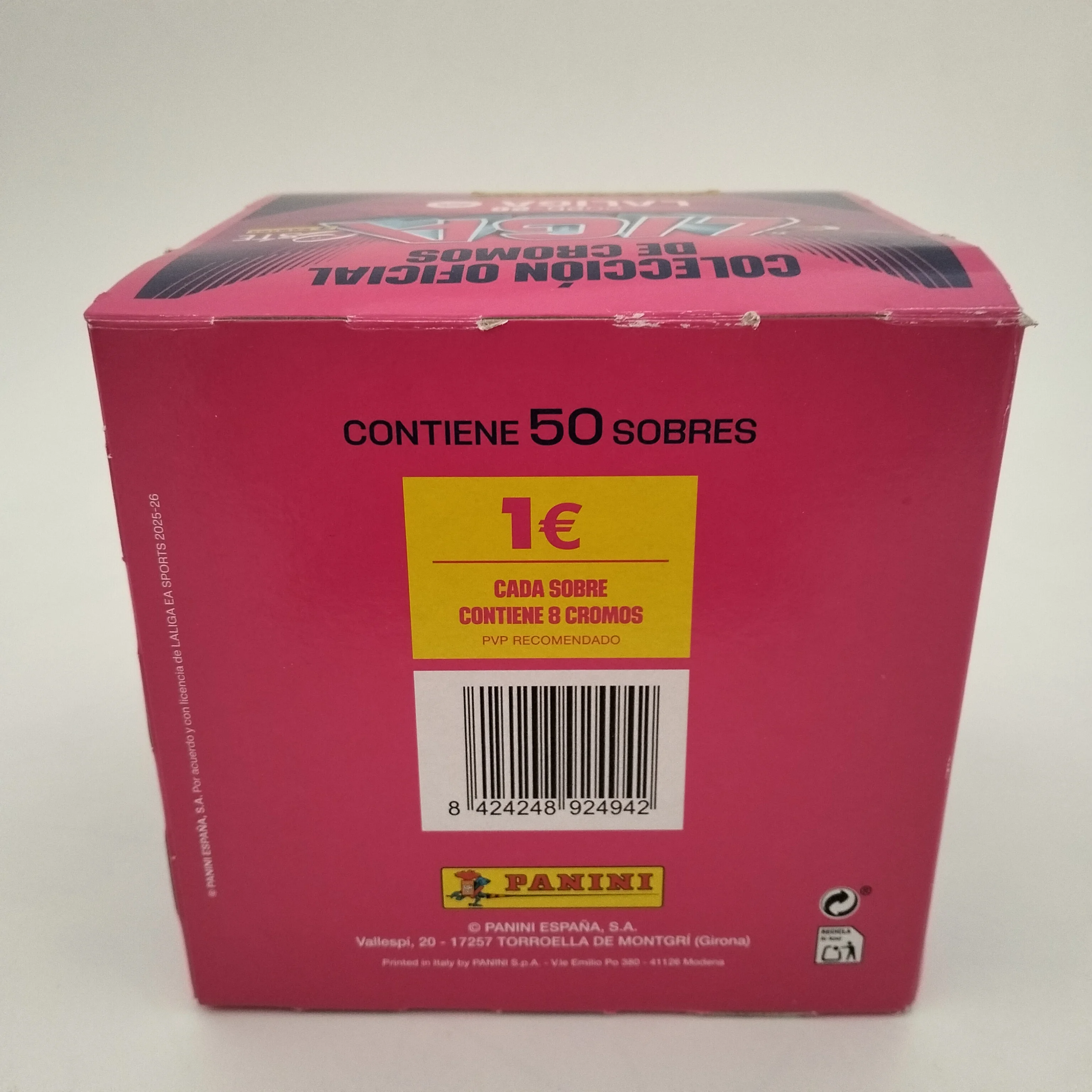 3rd edition panini liga este 2025-26 – box of 50 third edition envelopes |   Official football trading cards