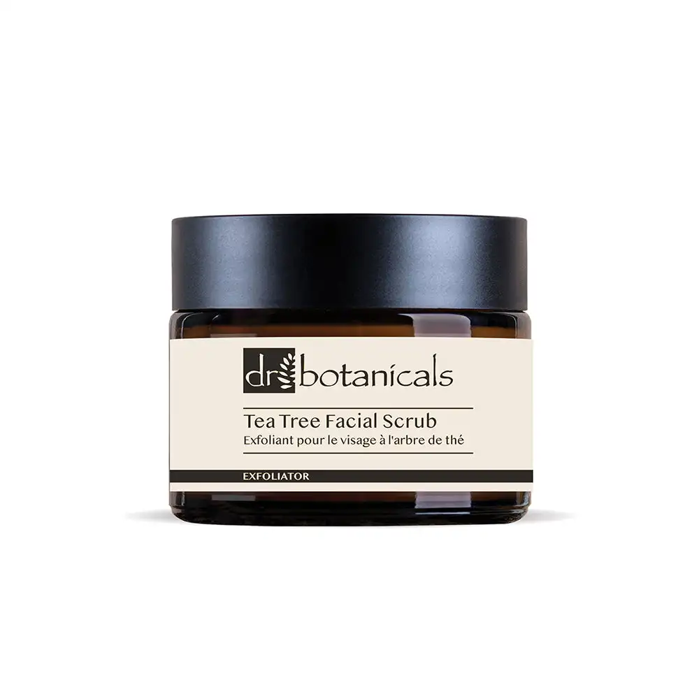 Dr. Botanicals Exfoliante Facial de Árbol del Té para Limpieza e Impurezas Suavemente