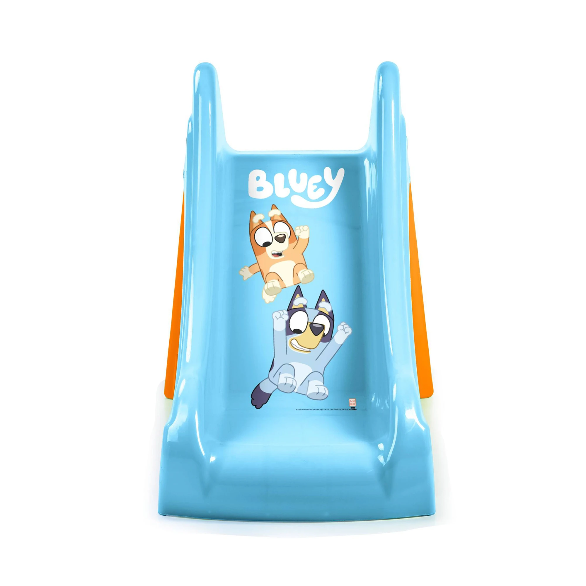 Feber - first slide bluey, small size children's slide, with hose opening to become a water slide, for boys and girls from 1 year old, famosa (feu10000)