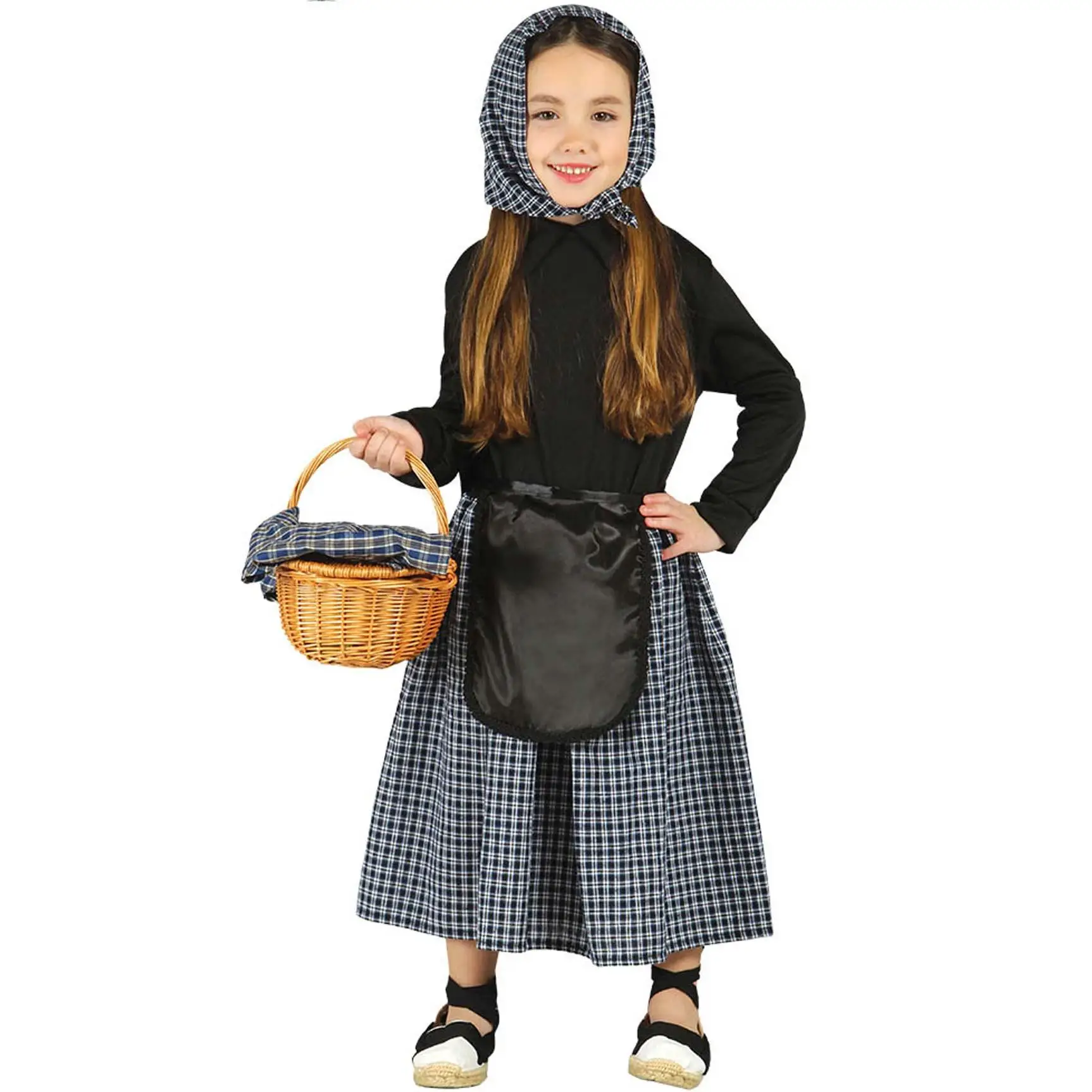 Disfraz de Castañera para niña (Guirca)