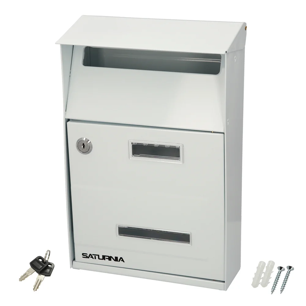 WOLFPACK LINEA PROFESIONAL 03081285 Buzon Exterior Country Blanco 215 x 320 x 105 mm, Multicolor, Individual
