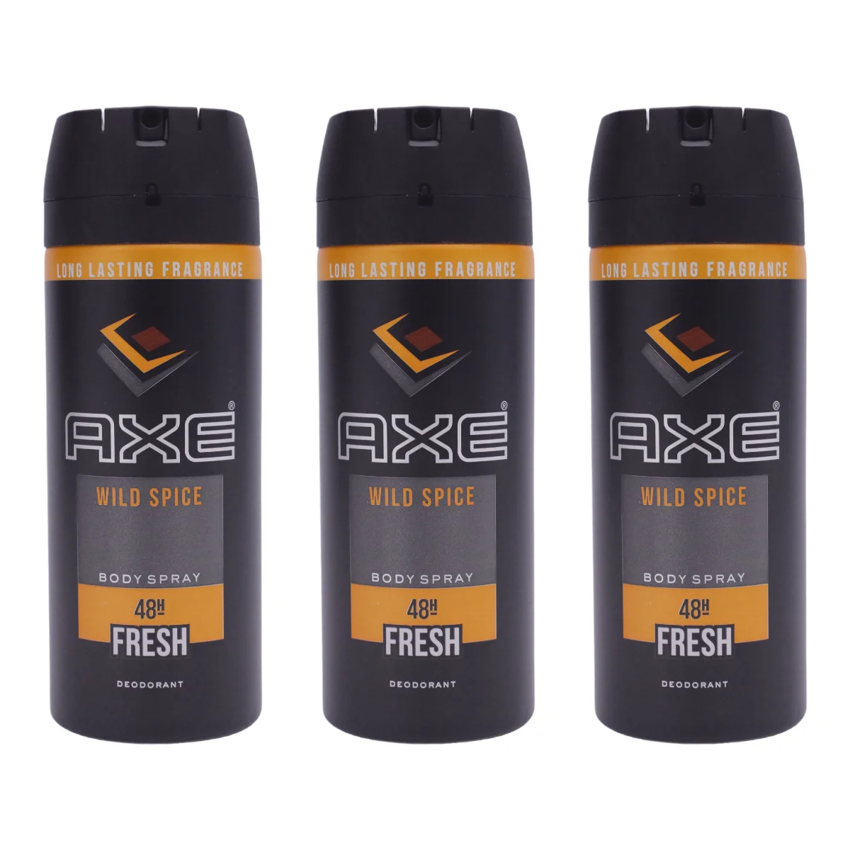 AXE Fresh Body Spray fragrance for men 150ml-pack of 3 PCs (Total 450ml) AFRICA, WILD SPICE, APOLLO, ANARCHY, ADRENALIN, ICE CHILL, EXCITE, BLACK, GOLD TEMPTATION, ANARCHY FOR HER