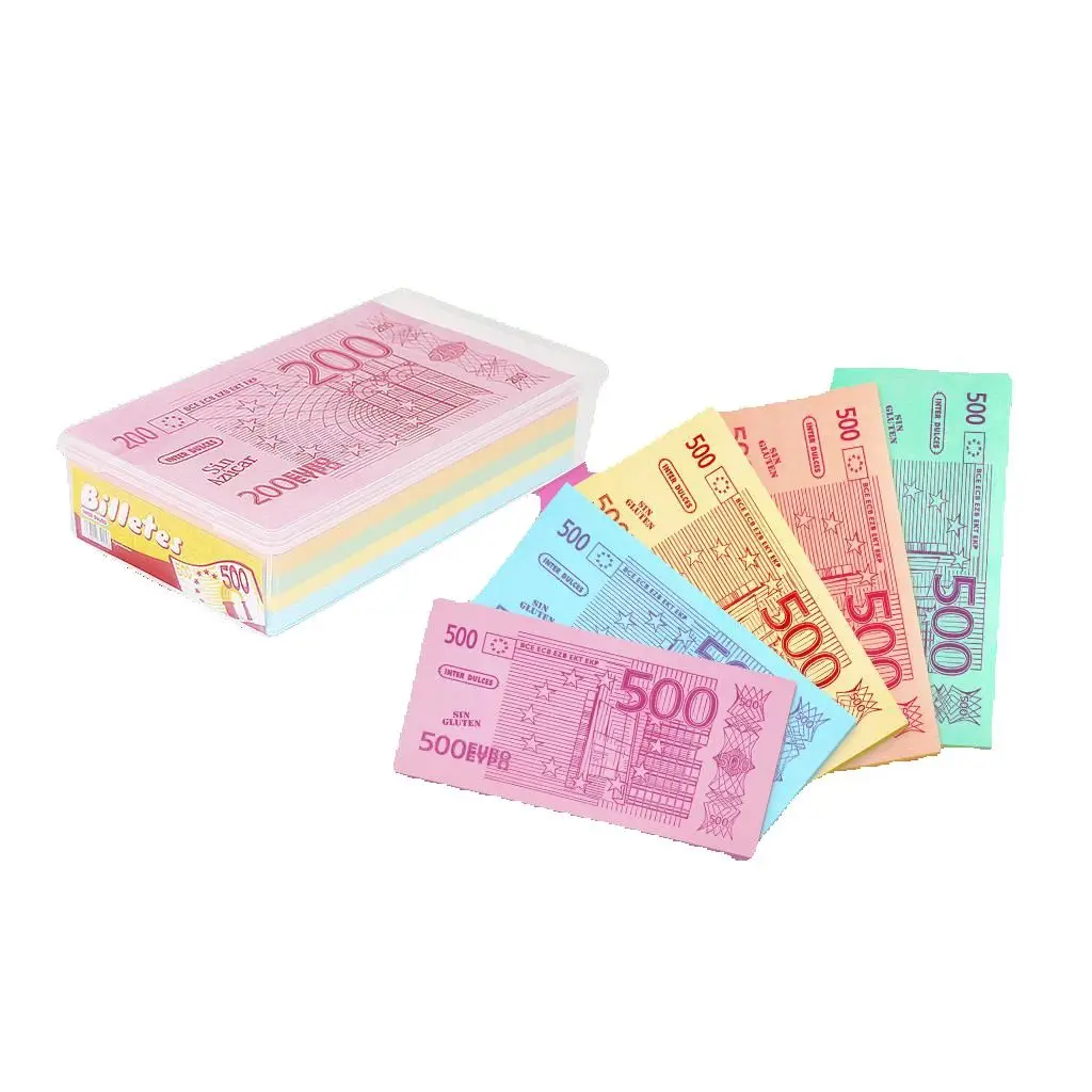 Interdulces - Billetes dulces y comestibles tamaño grande- Oblea surtido - 150 unidades