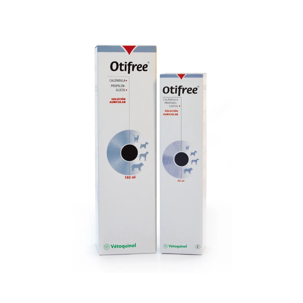 VETOQUINOL - Otifree - Limpieza Auricular del Oído externo en Perros y Gatos