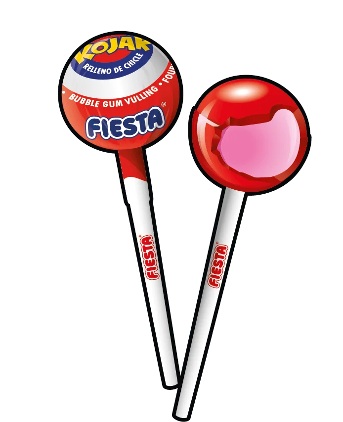 Kojak cherry chupa fiesta 100 units gluten-free, lactose-free, suitable for vegans, ideal to enjoy without allergens #2