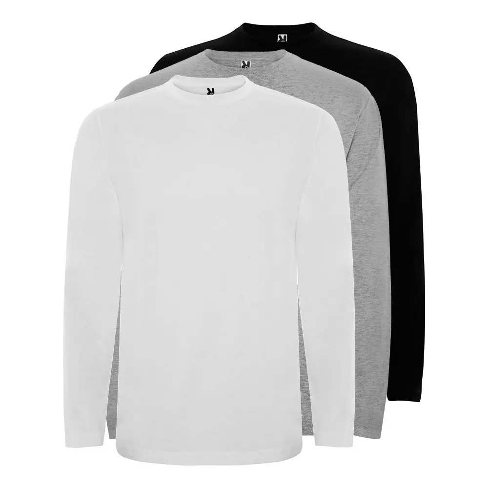 Roly Pack 3 T shirts ROLY long sleeve men top quality